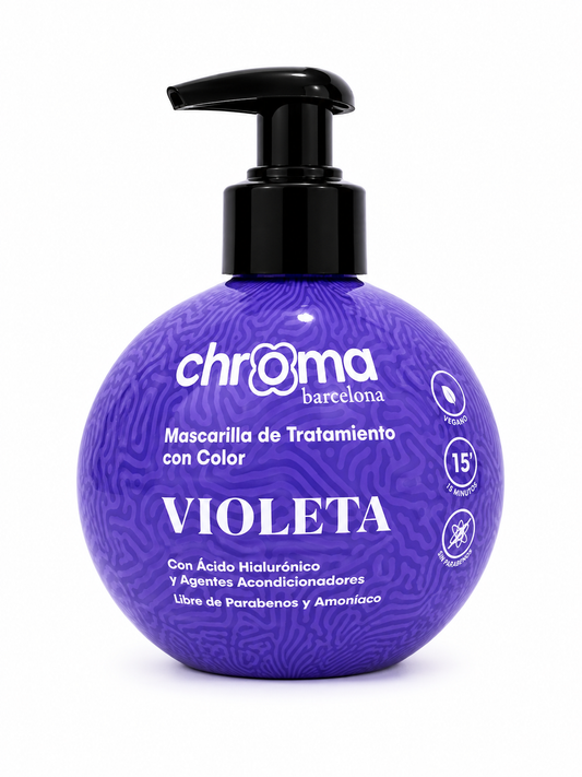 Mascarilla de Tratamiento con Color Chroma Barcelona Violeta