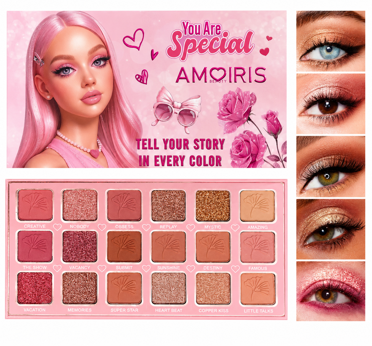 Paleta de Sombras Amoiris You Are Special