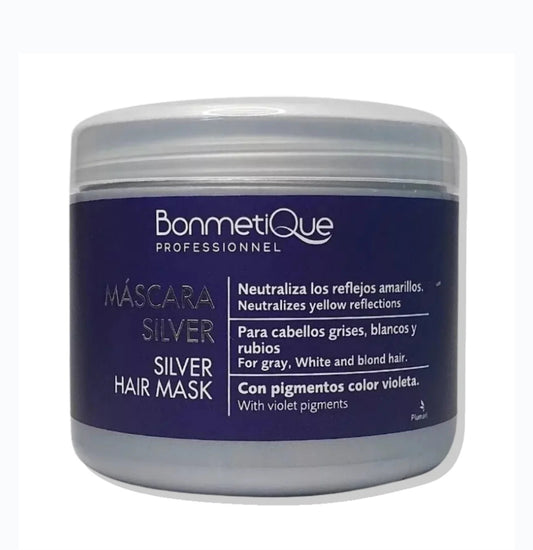 Máscara Silver Cabellos Grises o Rubios Bonmetique