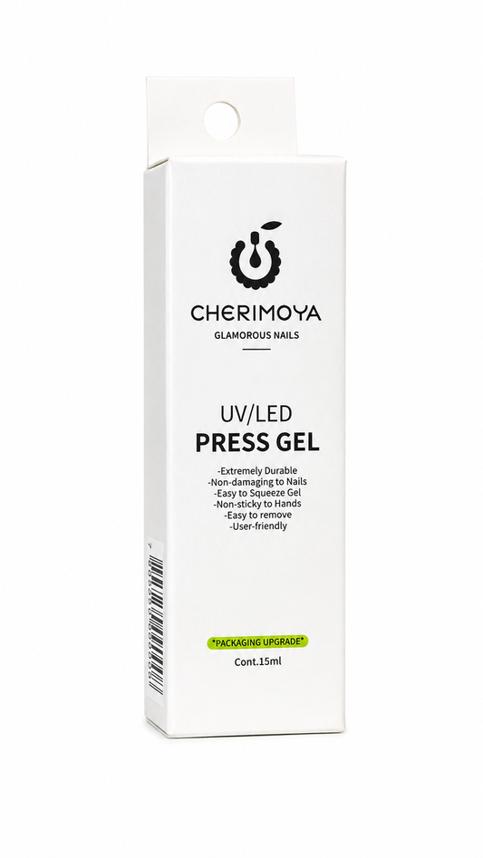 UV/LED Press Gel Cherimoya 15 ml – Adhesivo para Soft Gel