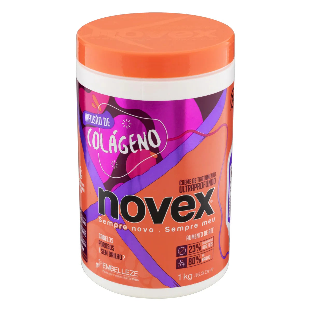 Máscara Novex Infusión de Colágeno 1kg | Hidratación, Brillo y Reparación Capilar