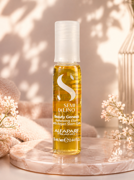 ¿Puntas secas, opacas y sin vida? Este mini elixir de Alfaparf puede ser tu nuevo favorito. 💛