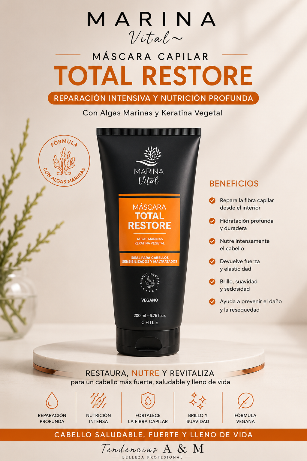 Marina Vital mascarilla Total Restore