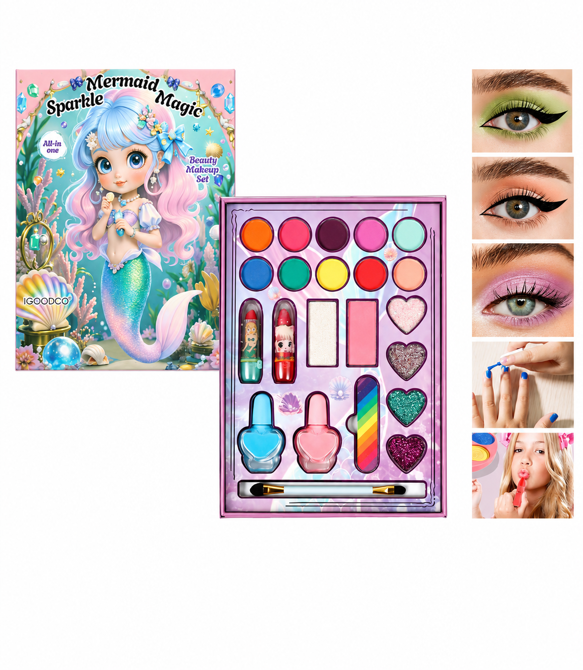 Set de Maquillaje Mermaid Sparkle Magic