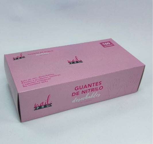 Caja 100 guantes nail pro