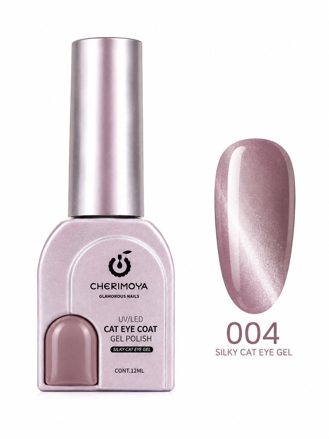 Cherimoya Cat Eye Coat Gel Polish 004 Silky Cat Eye Gel 12 ml
