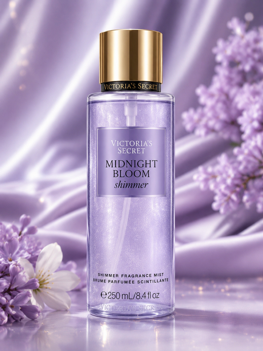 💜✨ Victoria’s Secret Midnight Bloom Shimmer Fragrance Mist Original 250 ml