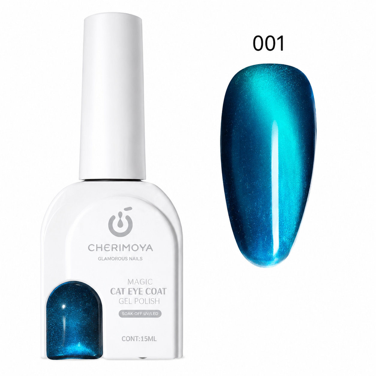 Gel Polish Cat Eye Cherimoya 001 – Efecto Ojo de Gato 15ml