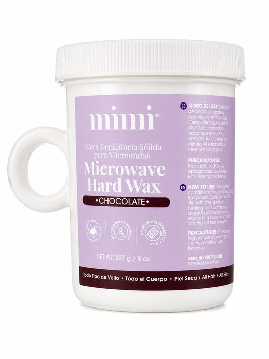 Cera Depilatoria Sólida para Microondas Minni Chocolate 227 g
