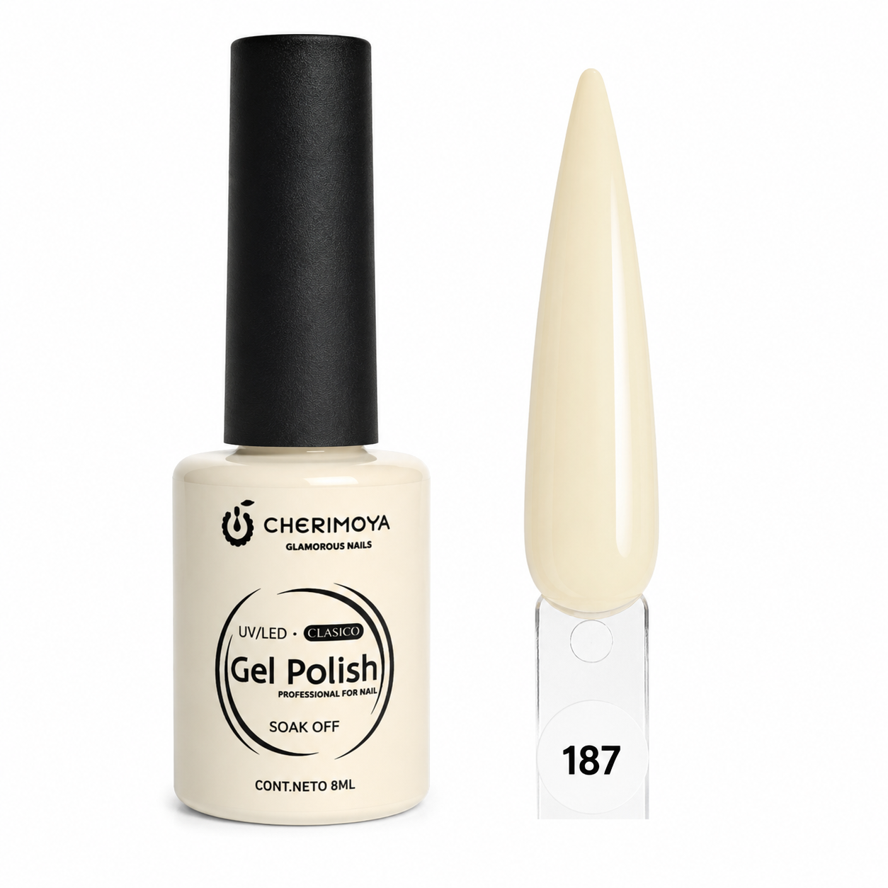 Gel Polish Cherimoya UV/LED 8 ml – Tono 187