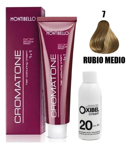 Tintura cromatone rubio medio 7 -60 gr