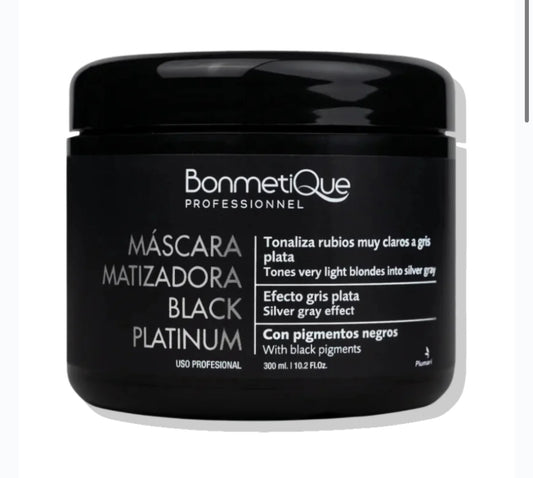 Máscara Matizadora Black Platinum Bonmetique
