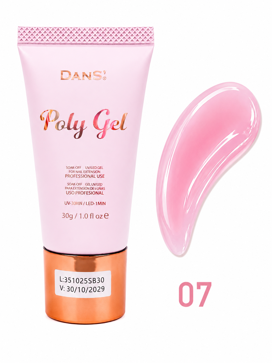Poly Gel Dans Tono 07 (30 g)