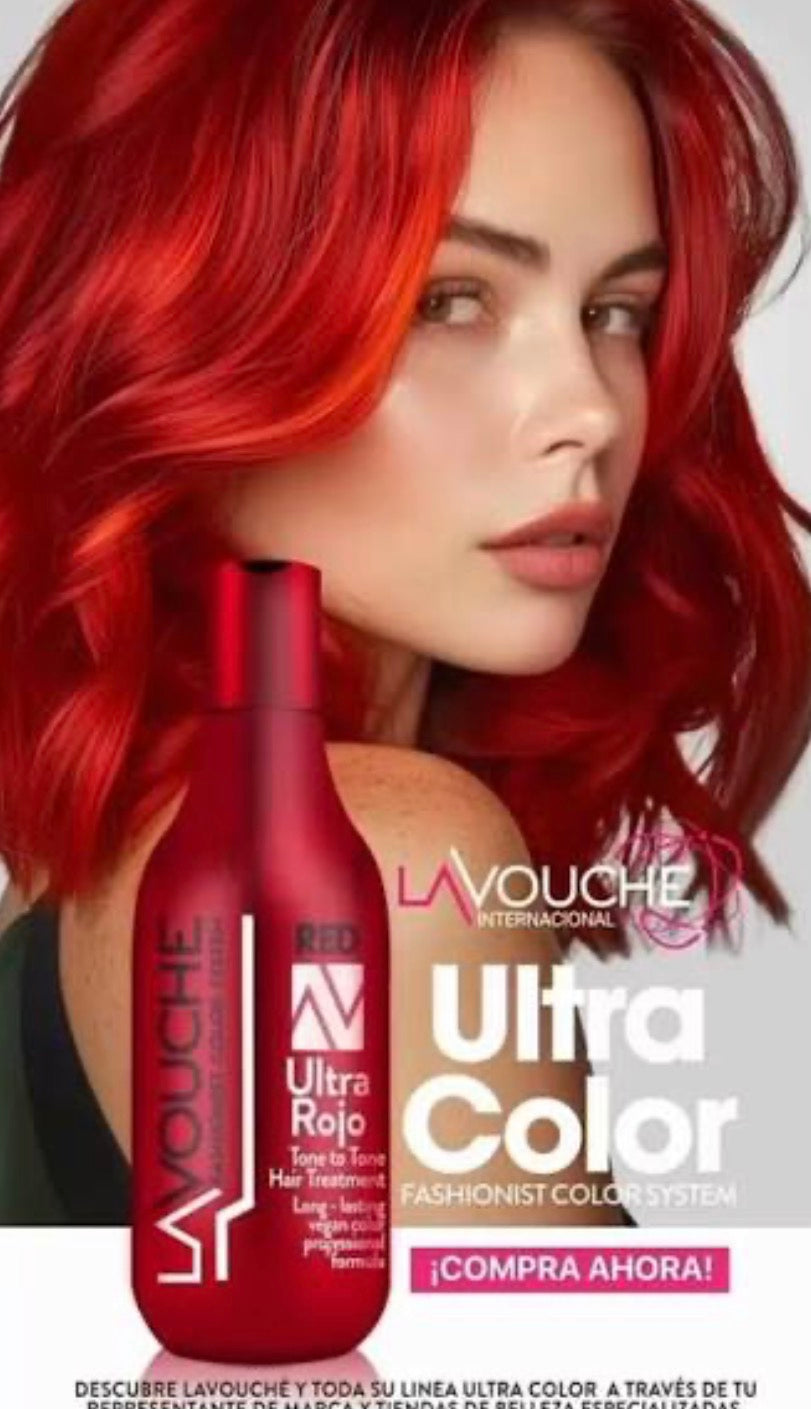Matizador lavouche- ultra rojo 300ml