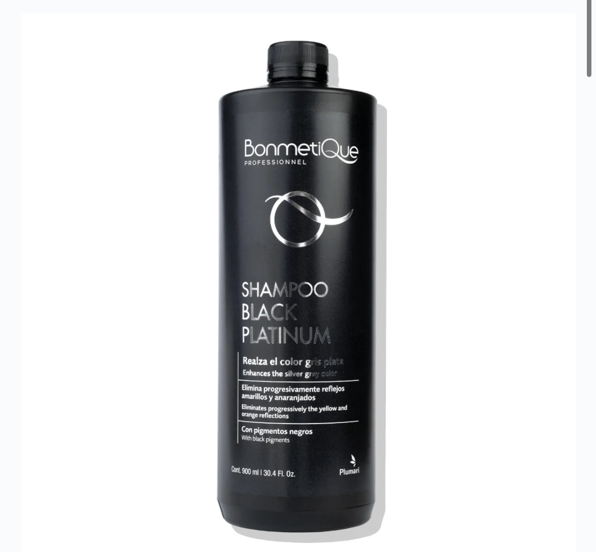 Shampoo Black Platinum Bonmetique 900 Ml