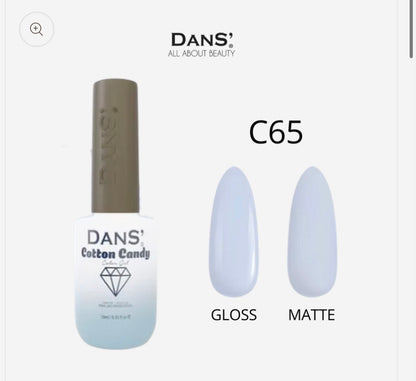 Esmaltes Dans' — Colección Cotton Candy azul