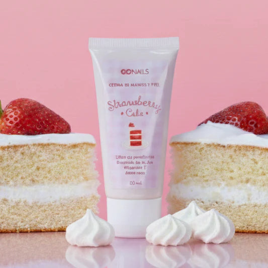 Crema de Manos y Pies - Strawberry Cake 60 ml- gonails