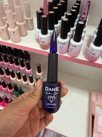 Color gel azul rey dans