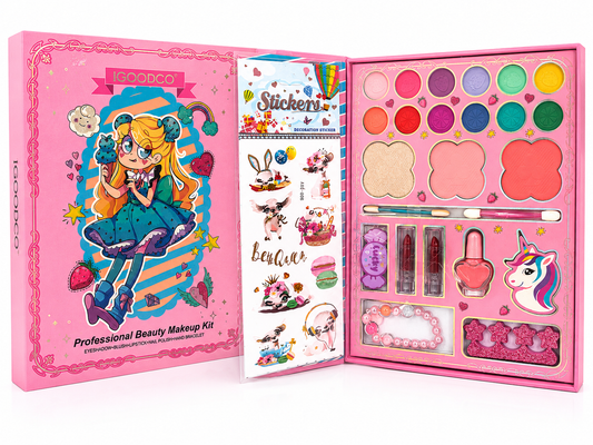 Kit de Maquillaje Infantil IGOODCO Unicornio 🦄✨