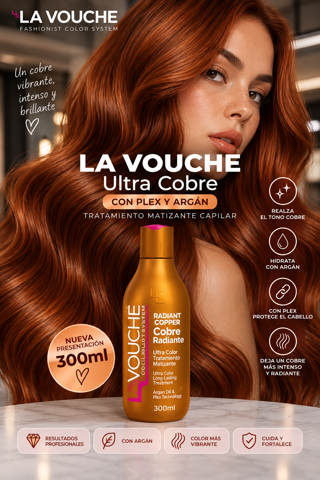 Matizador Ultra cobre 300ml-lavouche