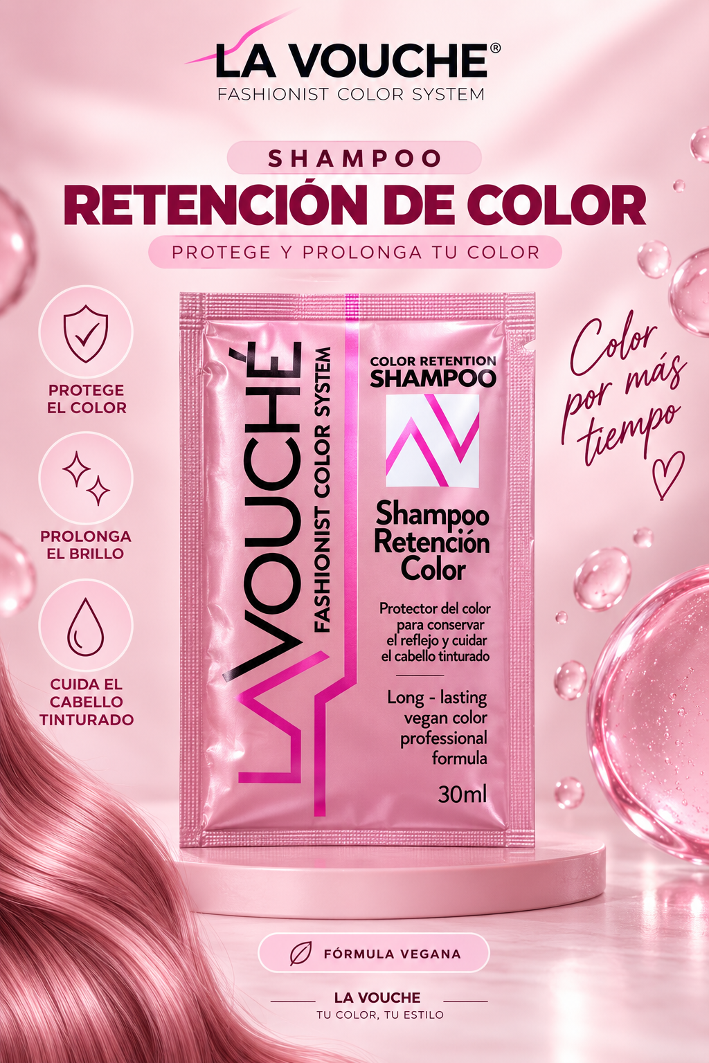Shampoo retención de color sachet-Lavouche