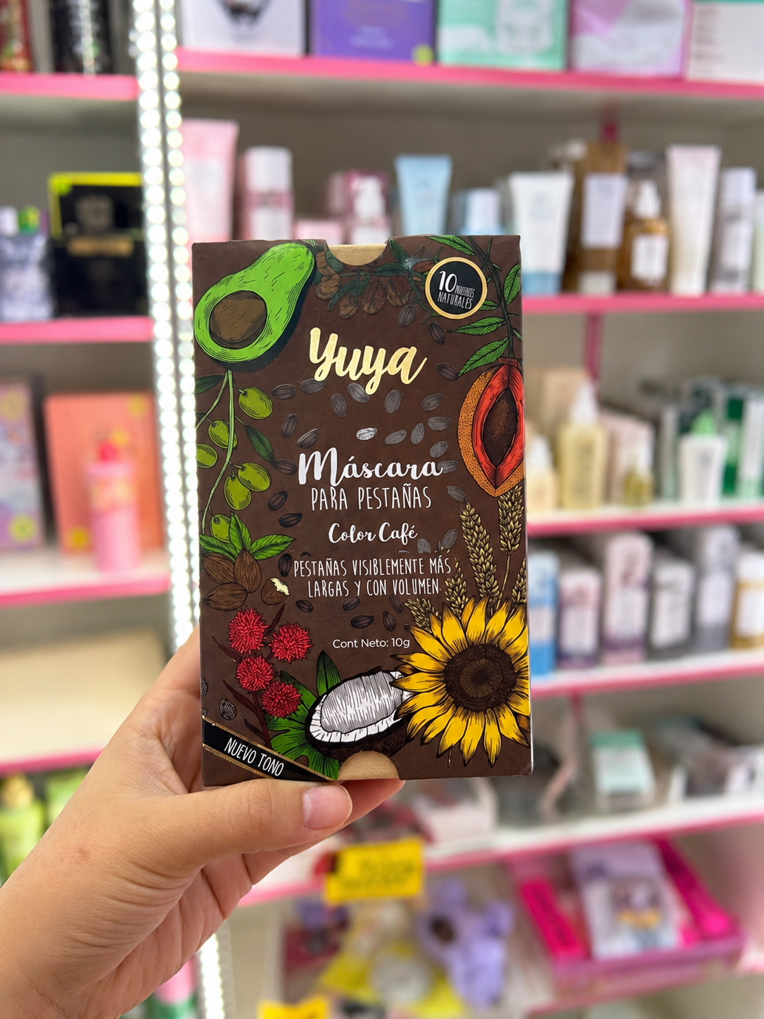 Máscara de pestañas Yuya café
