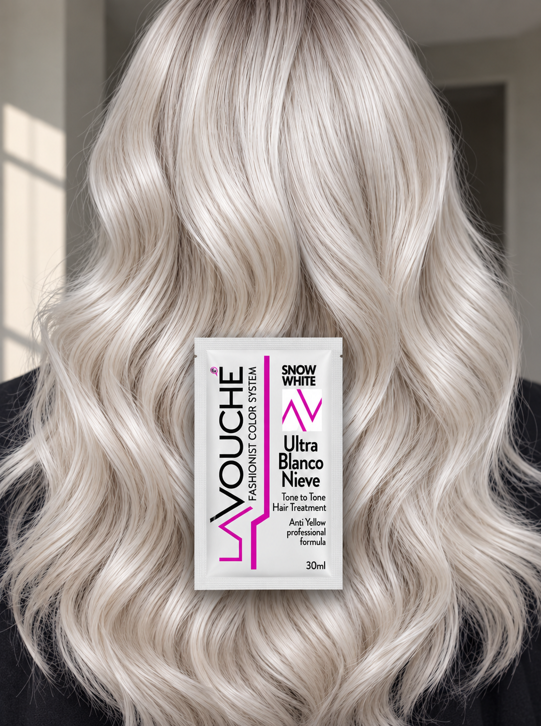 Matizador blanco nieve en sachet - lavouche