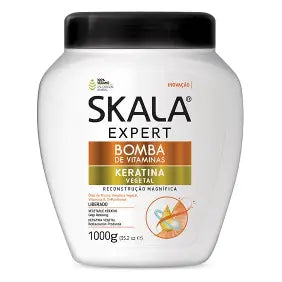 Skala Keratina Vegetal Crema de Tratamiento 1000g | Reparación y Fortalecimiento Capilar