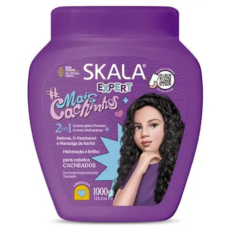 Skala Expert #Mais Cachinhos Kids 1000g | Crema para Rizos Infantiles