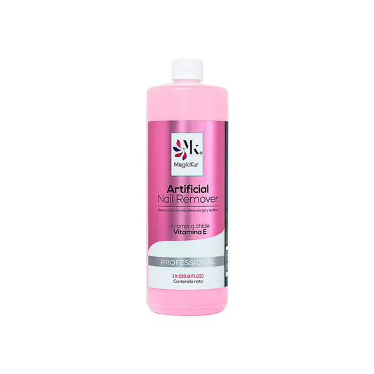 Removedor de Uñas Artificiales MagicKur Aroma Chicle con Vitamina E 1 Litro