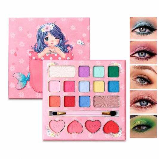 Paleta de Maquillaje Infantil Mermaid Sweet Sparkle