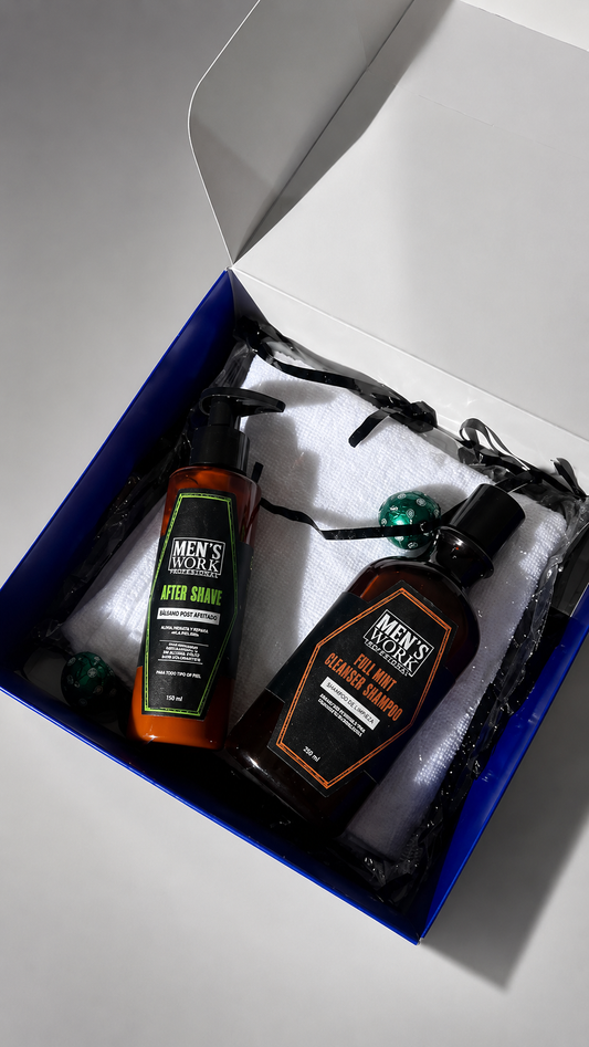 Kit Día del Padre – Shampoo + Bálsamo Post Afeitado + Toalla