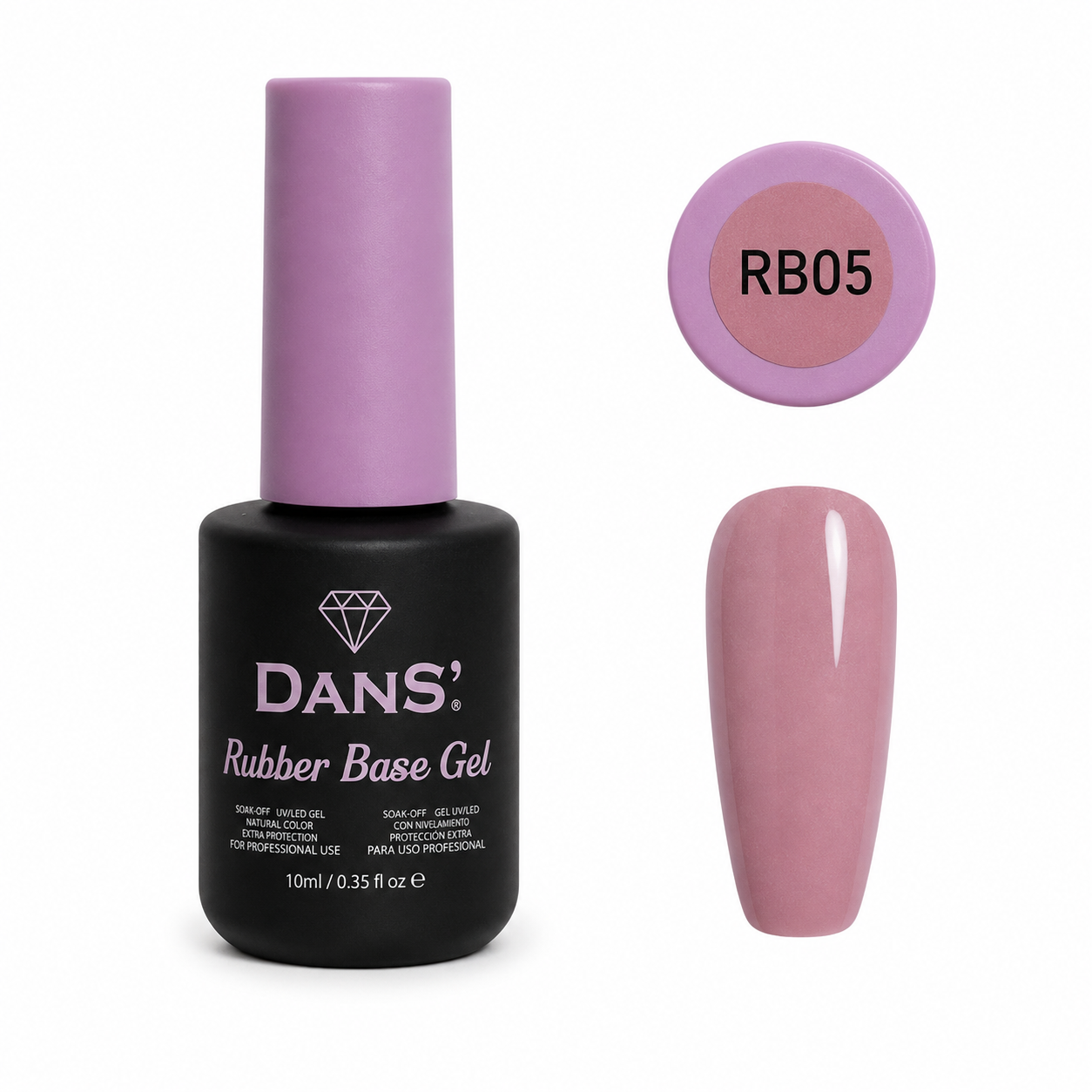 Rubber Base Gel DANS' RB05  – Base Rubber Color