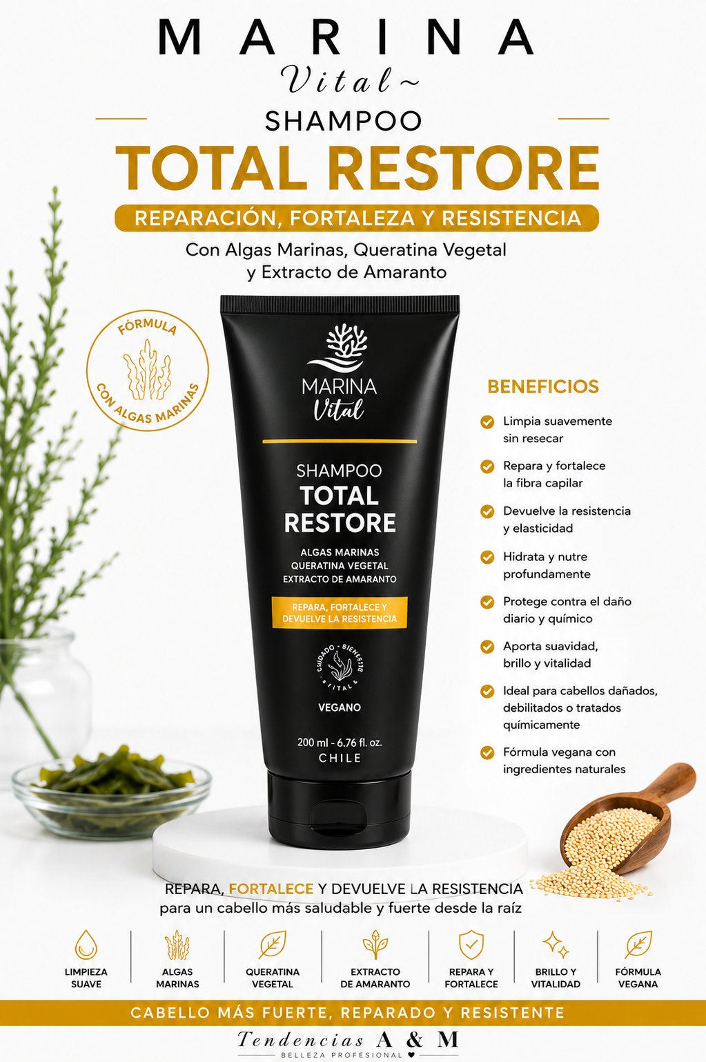 Marina Vital Shampoo Total Restore
