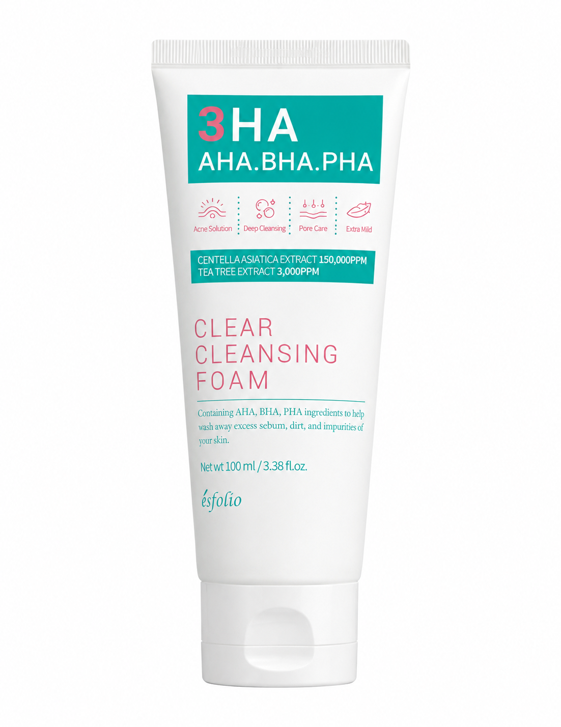 Esfolio 3HA Clear Cleansing Foam
