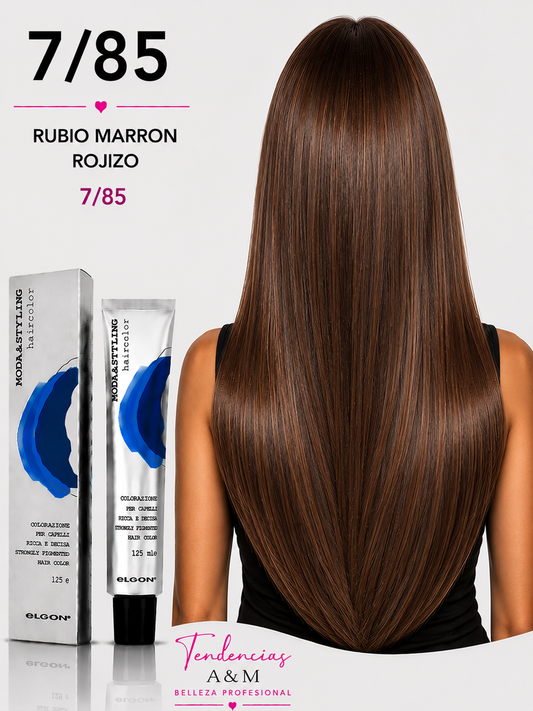 Elgon Moda & Styling 7/85 Rubio Marrón Rojizo