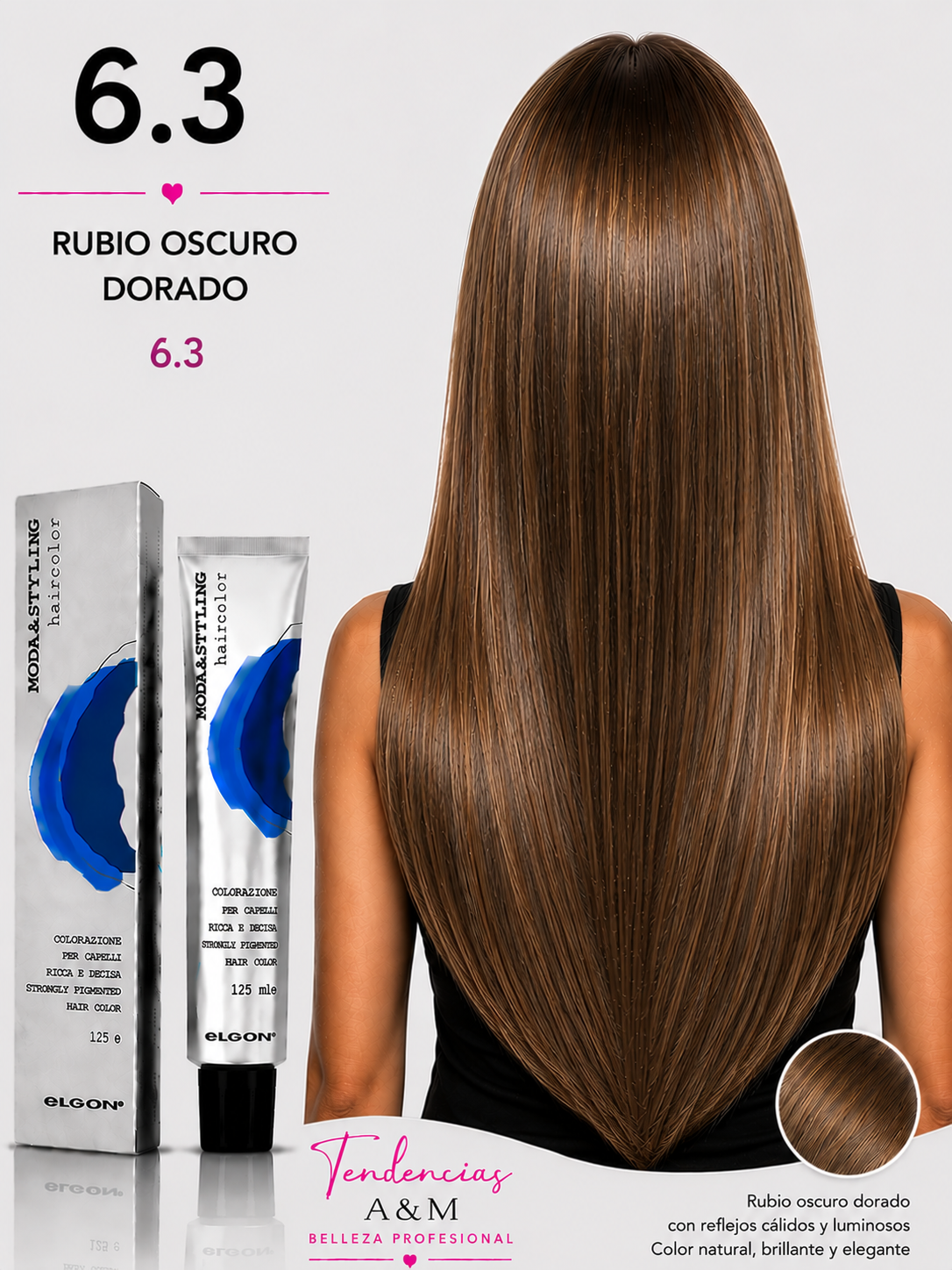 Elgon Moda & Styling 6.3 Rubio Oscuro Dorado