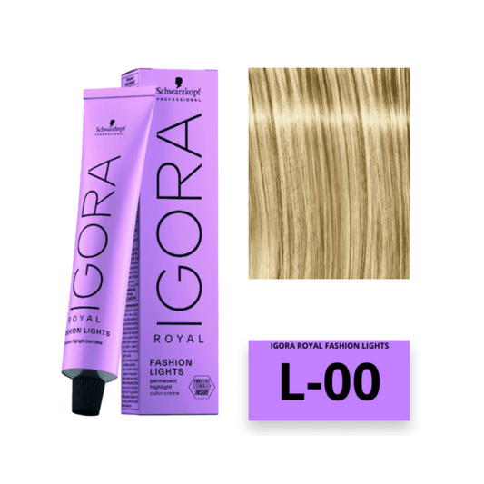 Igora Royal Fashion Lights L-00 Rubio Natural 60 ml incluye agua