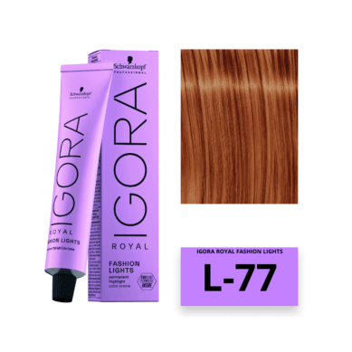 Igora Royal Fashion Lights L-77 Cobrizo Intenso 60 ml lo