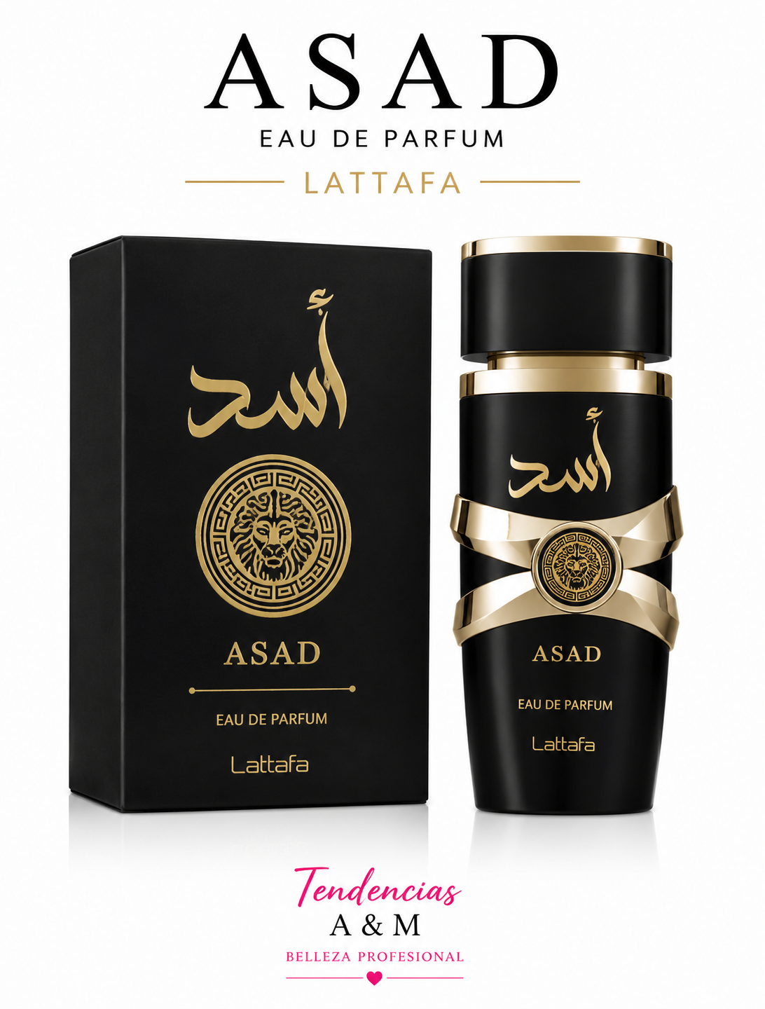 perfume asad lattfa hombre 100ml Original