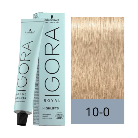 Tinte Igora Royal 10-0 Highlifts Rubio Platino 60 ml