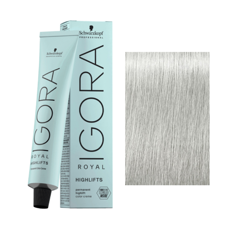 Tinte Igora Royal Highlifts 10-21 Rubio Platino Humo Ceniza 60 ml