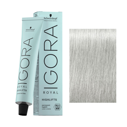 Tinte Igora Royal Highlifts 10-21 Rubio Platino Humo Ceniza 60 ml