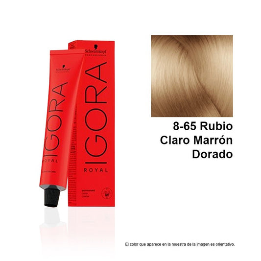tinte igora royal - 8-65 Rubio Claro Marrón Dorado - tinte schwarzkopf igora 60 ml
